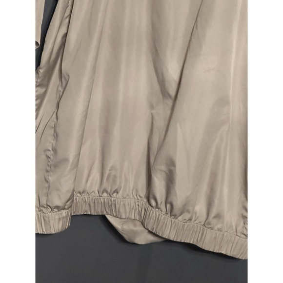 FootJoy Mens XL Tan Short Sleeve V-Neck Golf Windshirt Pullover Jacket - Picture 12 of 12